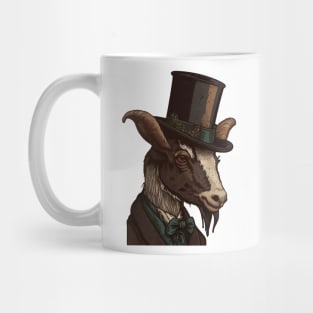 Goat wearing top hat Mug